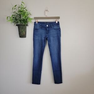 DL1961 Emma Legging Berlin Dark Wash Mid Rise Skinny Jegging Stretch Jeans 26